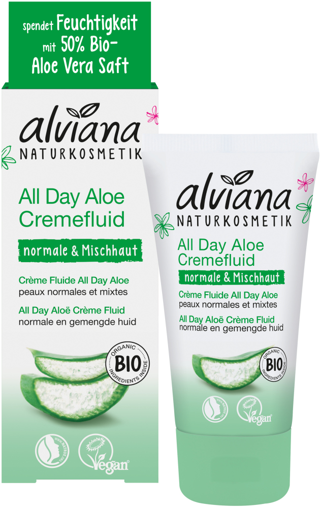 Alviana All Day Aloe Cream Fluid