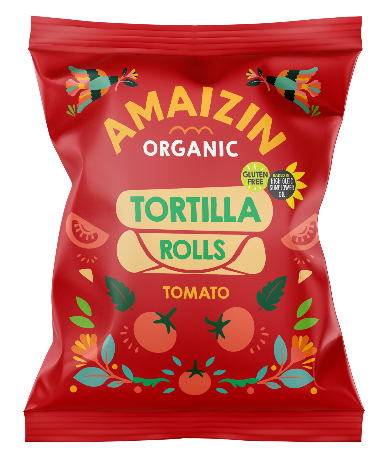 Amaizin Organic Tortilla Rolls Tomato