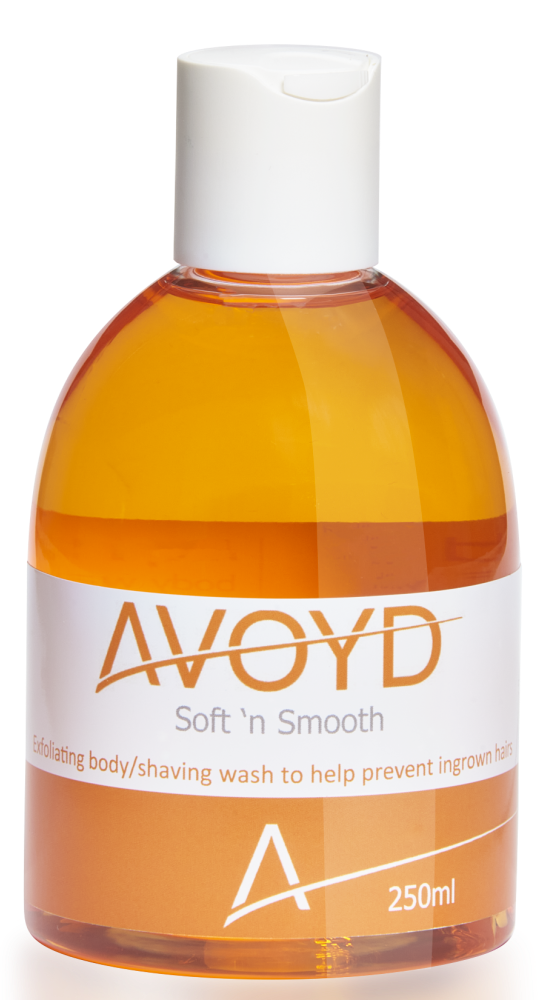 Avoyd Soft N Smooth Exfoliating Body & Shaving Wash