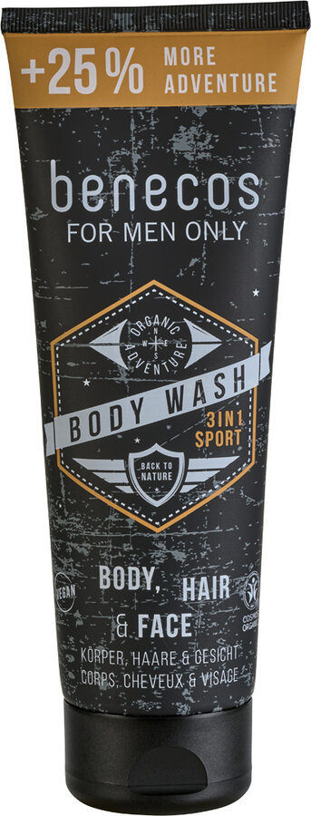 Benecos For Men Only Bodywash 3in1 Sport