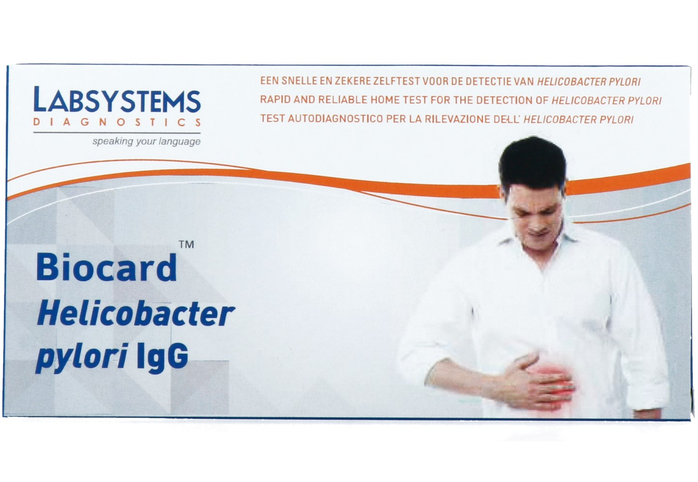 Biocard Helicobacter Pylori IgG Zelftest