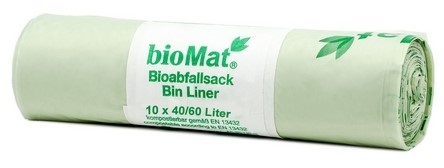 Biomat Composteerbare Vuilniszakken 40/60L