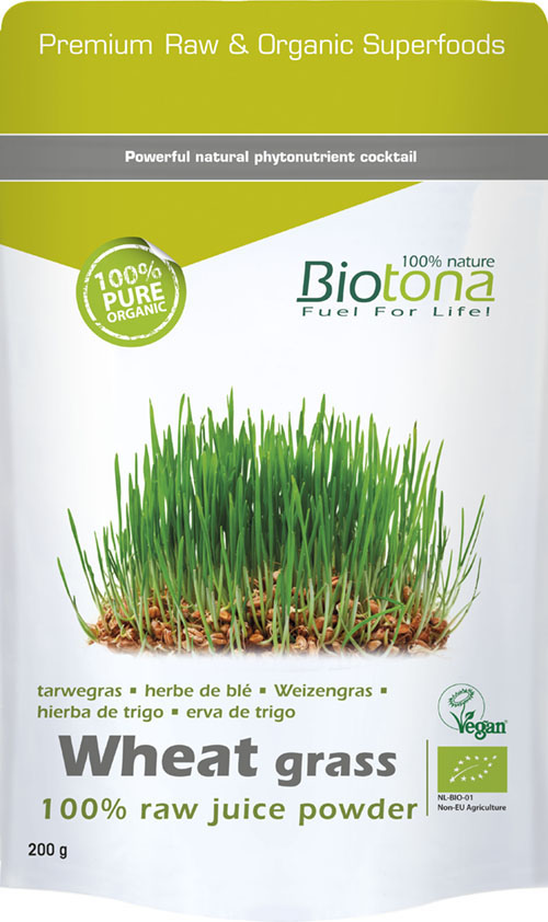 Biotona Wheat Grass Powder Raw