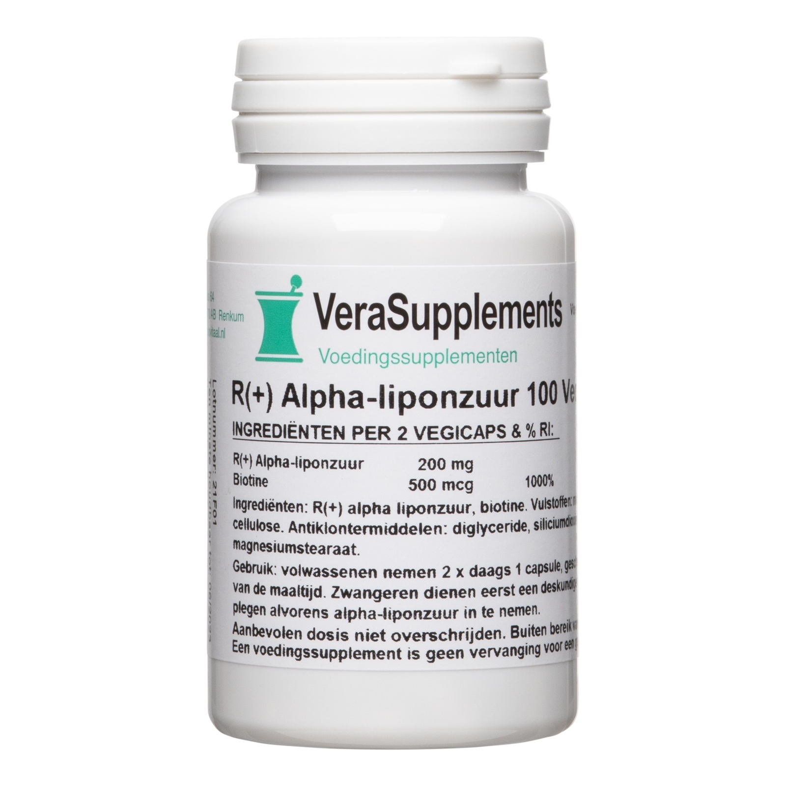 VeraSupplements R+ Alfa-Liponzuur Capsules