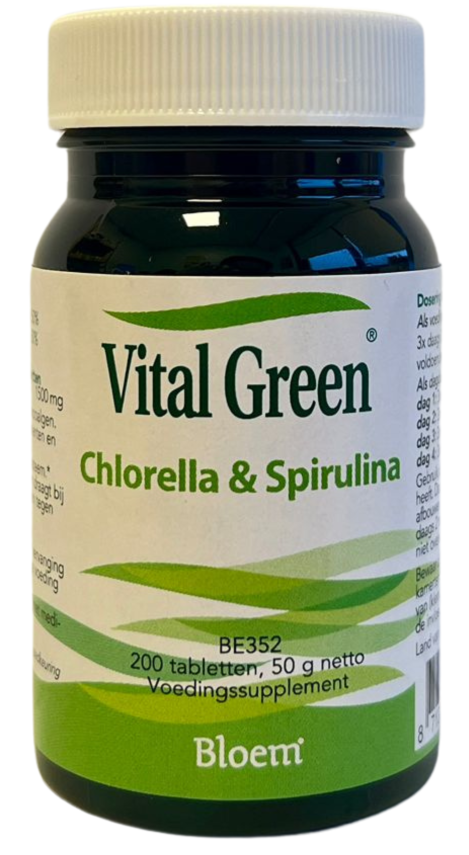 Bloem Vital Green Chlorella & Spirulina Tabletten