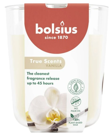 Bolsius True Scents Vanilla Geurkaars