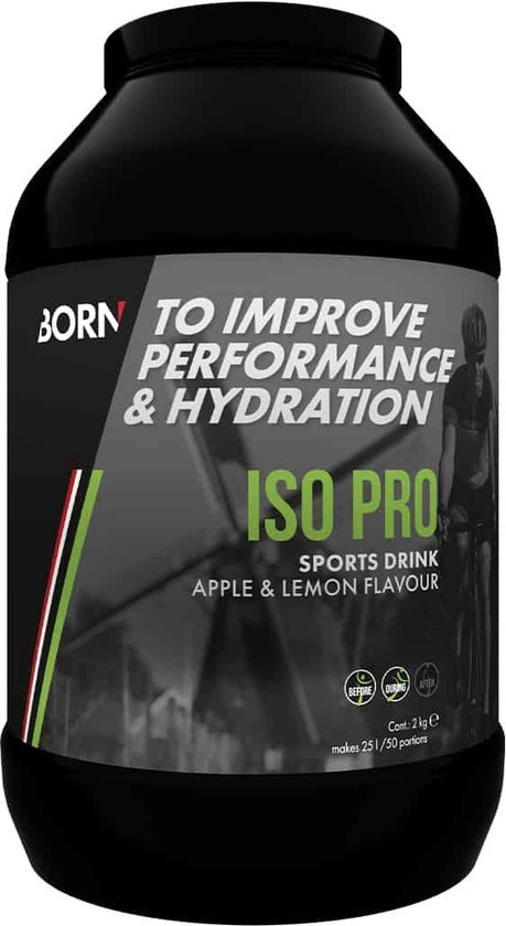 Born Iso Pro - 2000 gr - Apple/Lemon - Isotonic - Isostar