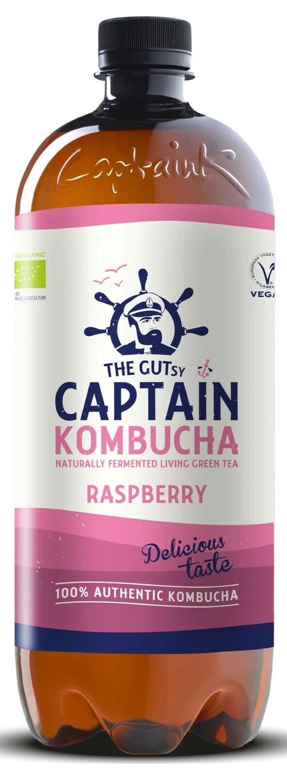 The GUTsy Captain Kombucha Raspberry