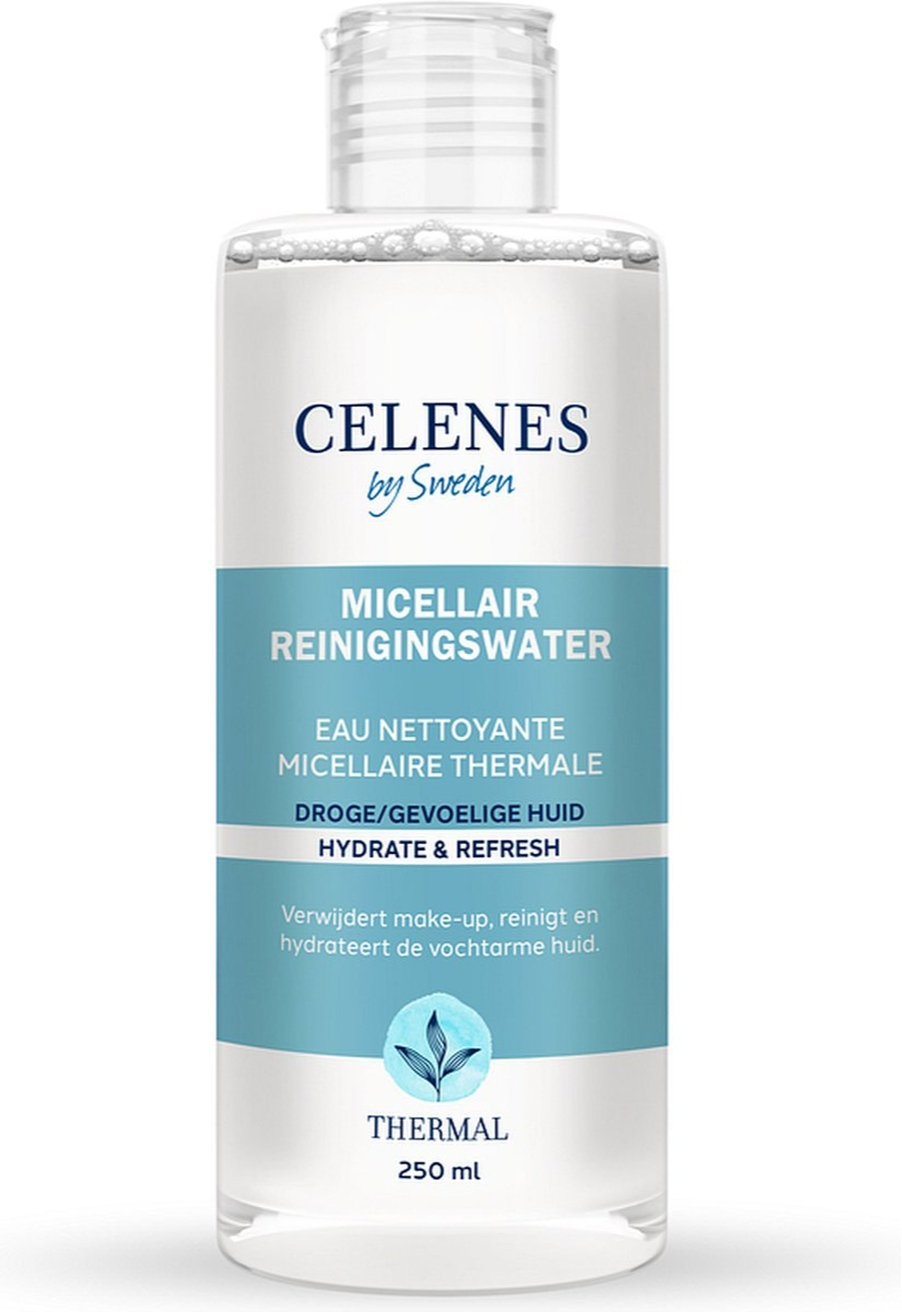 Celenes by Sweden Micellair reinigingswater - Micellair Water - Droge & Gevoelige Huid - 250ml