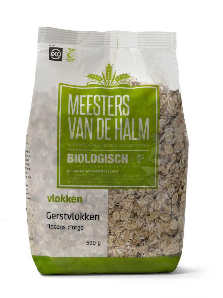 De Halm Gerstvlokken Biologisch