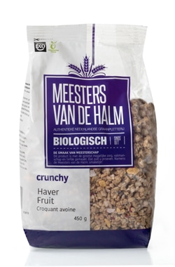 De Halm Havercrunchy Fruit Biologisch