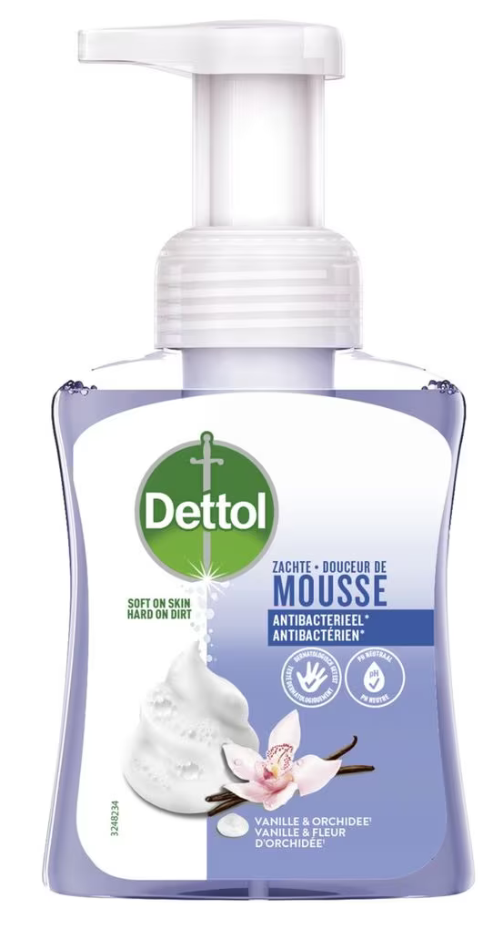 Dettol Mousse Vanilla & Orchid 250ML