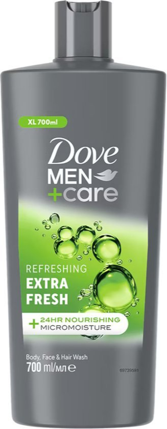 Dove Douchegel - 700ml - men care - refreshing extra fresh