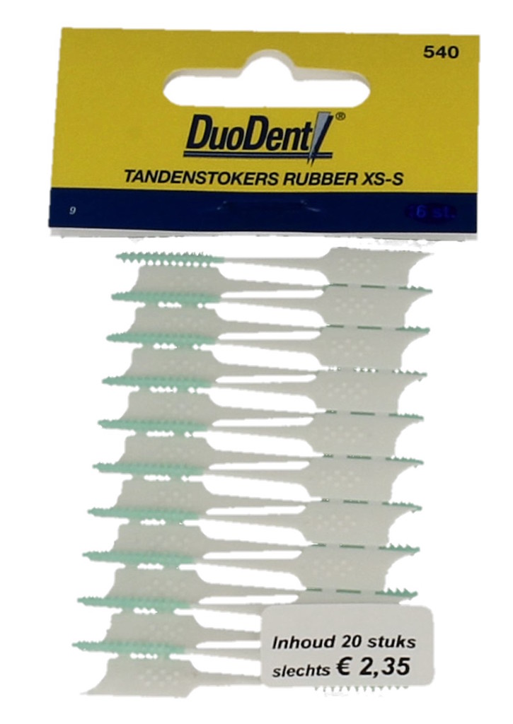 Duodent Tandenstokers Rubber XS-S