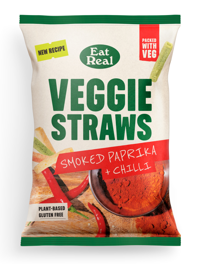 Eat Real Veggie Straws Smoked Paprika & Chilli