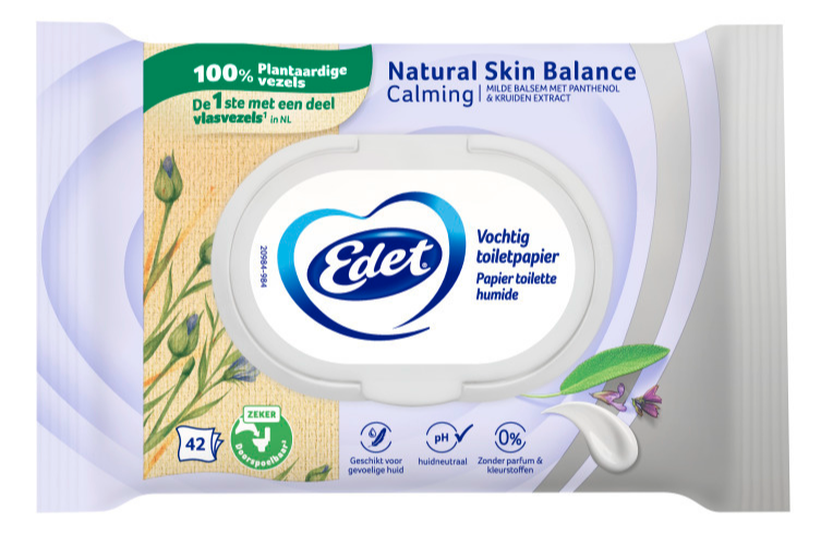 Edet Natural Skin Balance Vochtig Toiletpapier