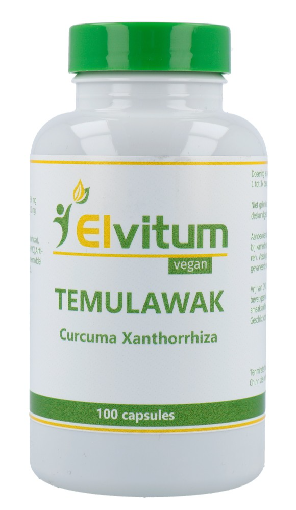 Elvitum Temulawak Curcuma Xanthorrhiza Capsules