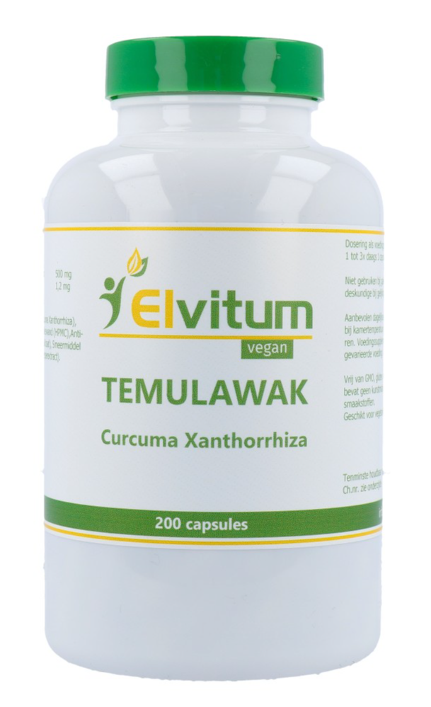 Elvitum Temulawak Curcuma Xanthorrhiza Capsules