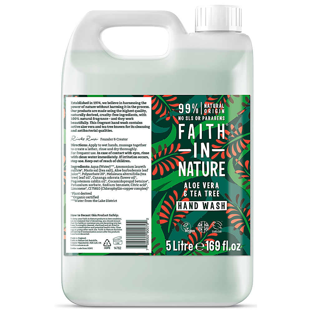 Faith In Nature Aloe Vera & Tea Tree Handwash