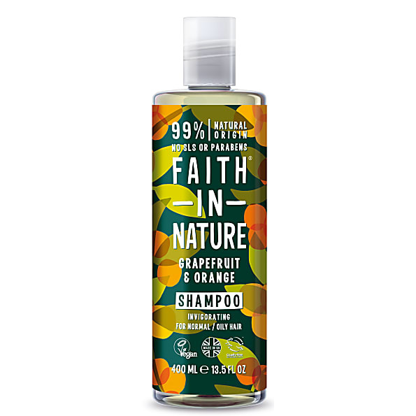 Faith In Nature Grapefruit en Sinaasappel Shampoo Voor Normaal tot Vet Haar 400 ml