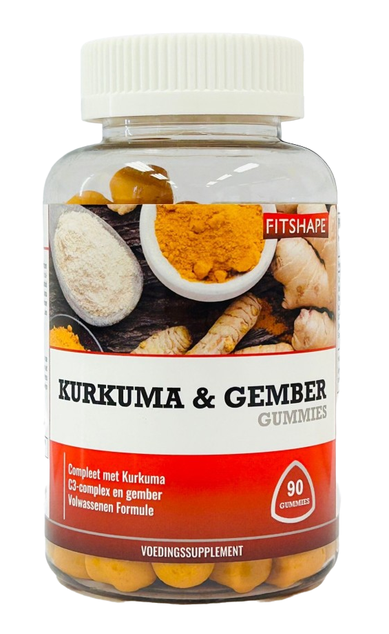 Fitshape Kurkuma & Gember Gummies