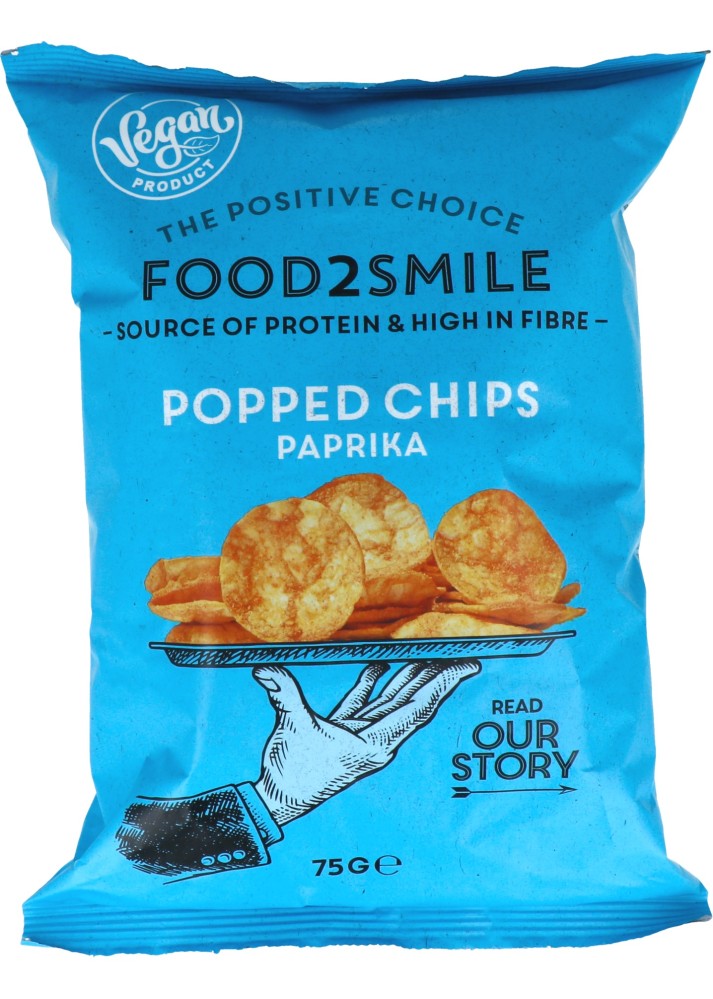 Food2smile Popped Chips Paprika