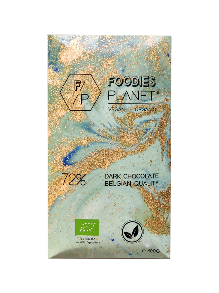 Foodies Planet 72% Dark Chocolate 100 gram