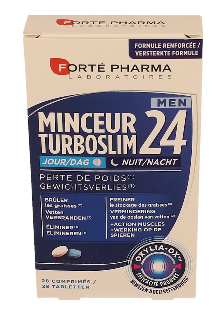 Forte Pharma Turboslim 24 Men Dag & Nacht Tabletten