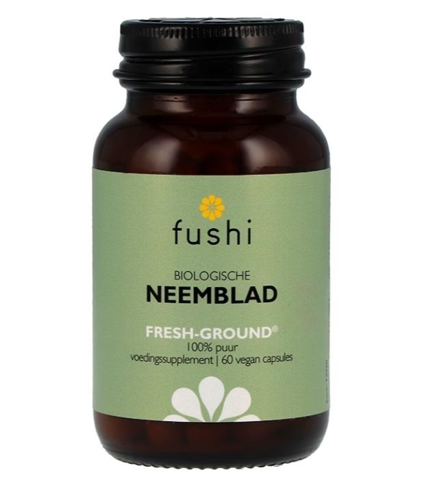Fushi Wellbeing - Biologisch Neemblad - Voedingssupplement - 60 capsules - Vegan