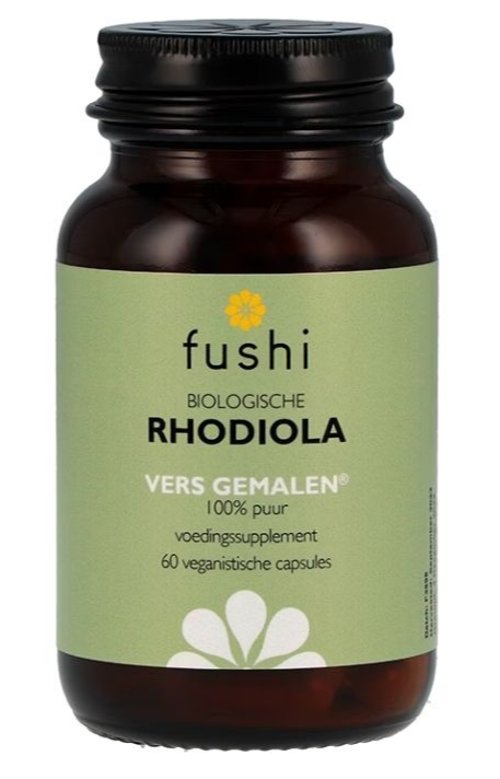 Fushi Wellbeing - Biologische Rhodiola - Voedingssupplement - 60 capsules - Vegan