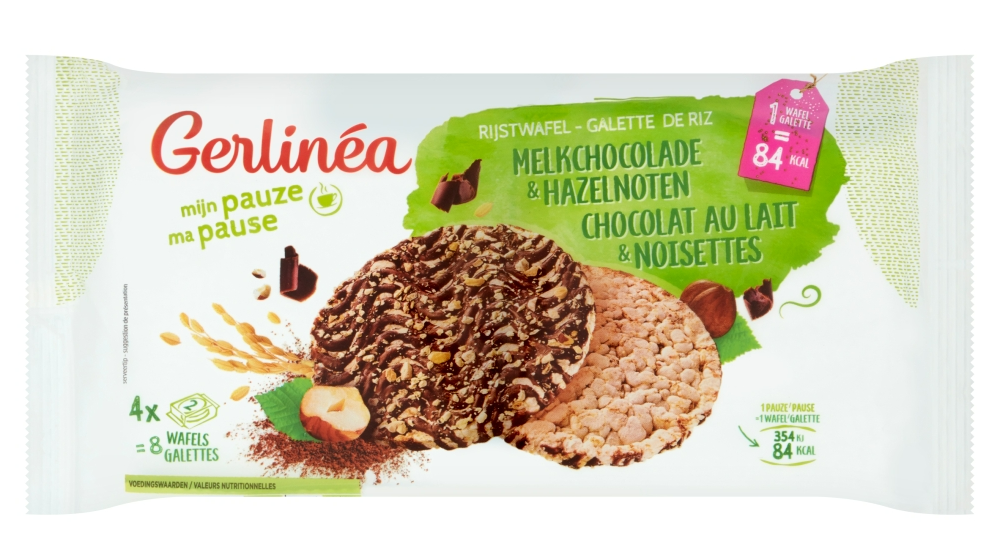 Gerlinéa Rijstwafel Chocolade Hazelnoot