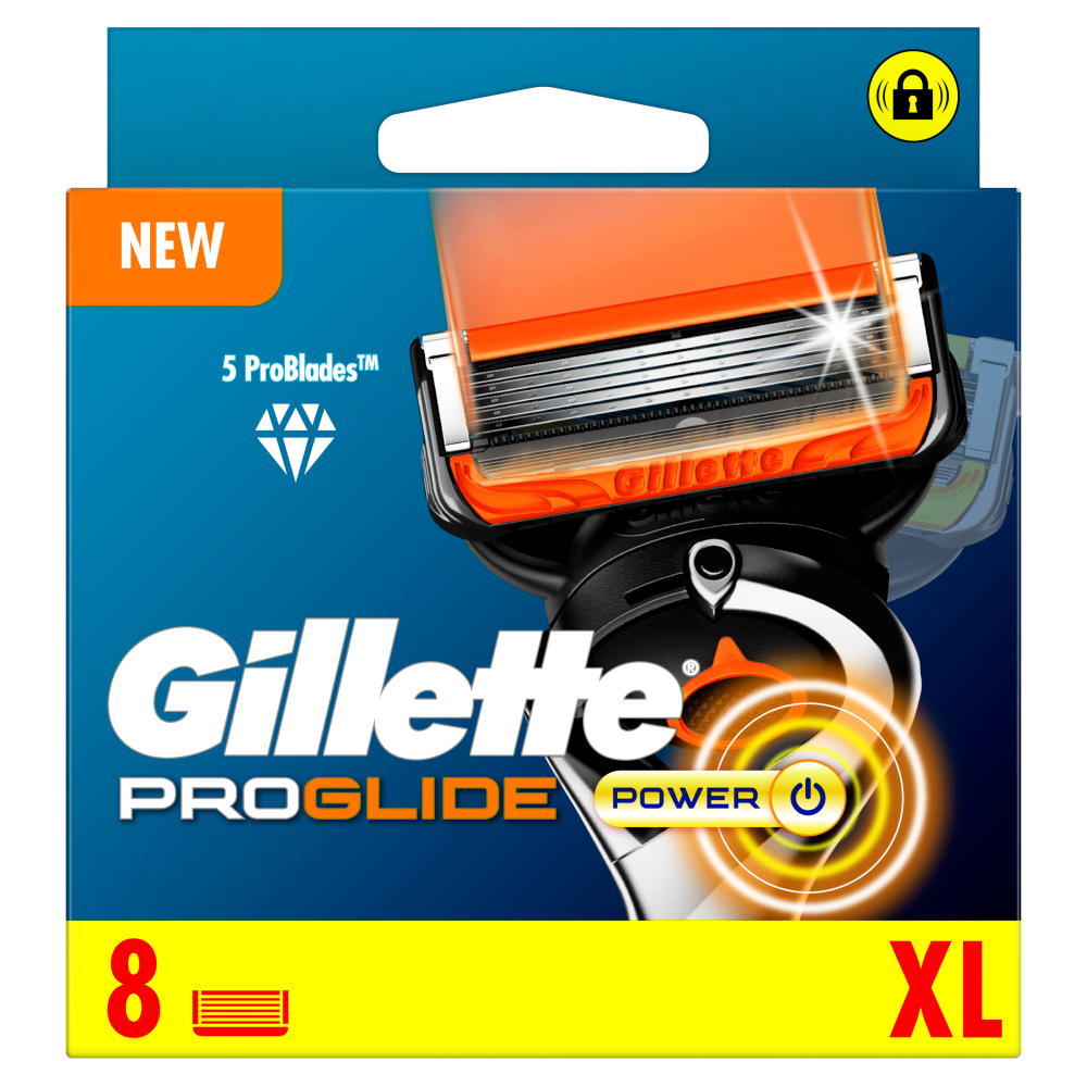 Gillette PROGLIDE POWER XL 8 stuks nieuwe verpakking