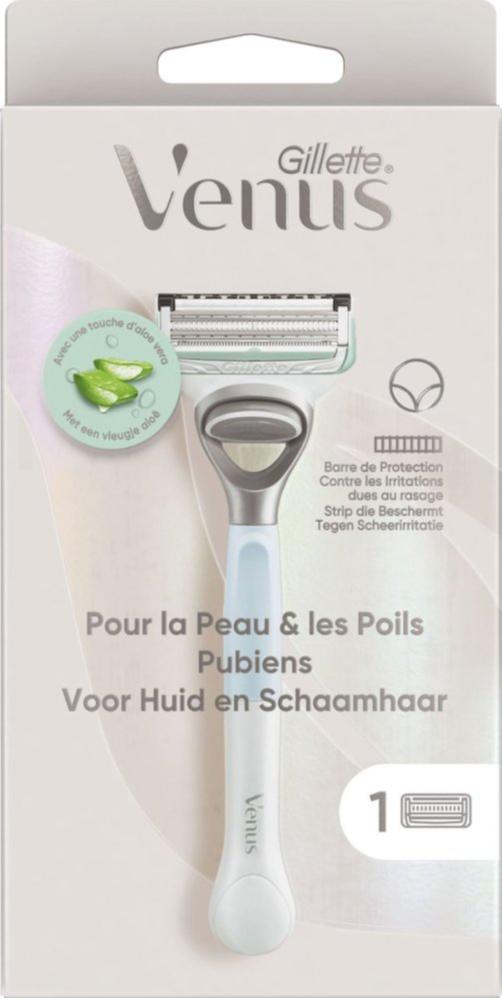 Gillette Venus - Voor Huid En Schaamhaar - Scheersysteem +1 Navulmesje