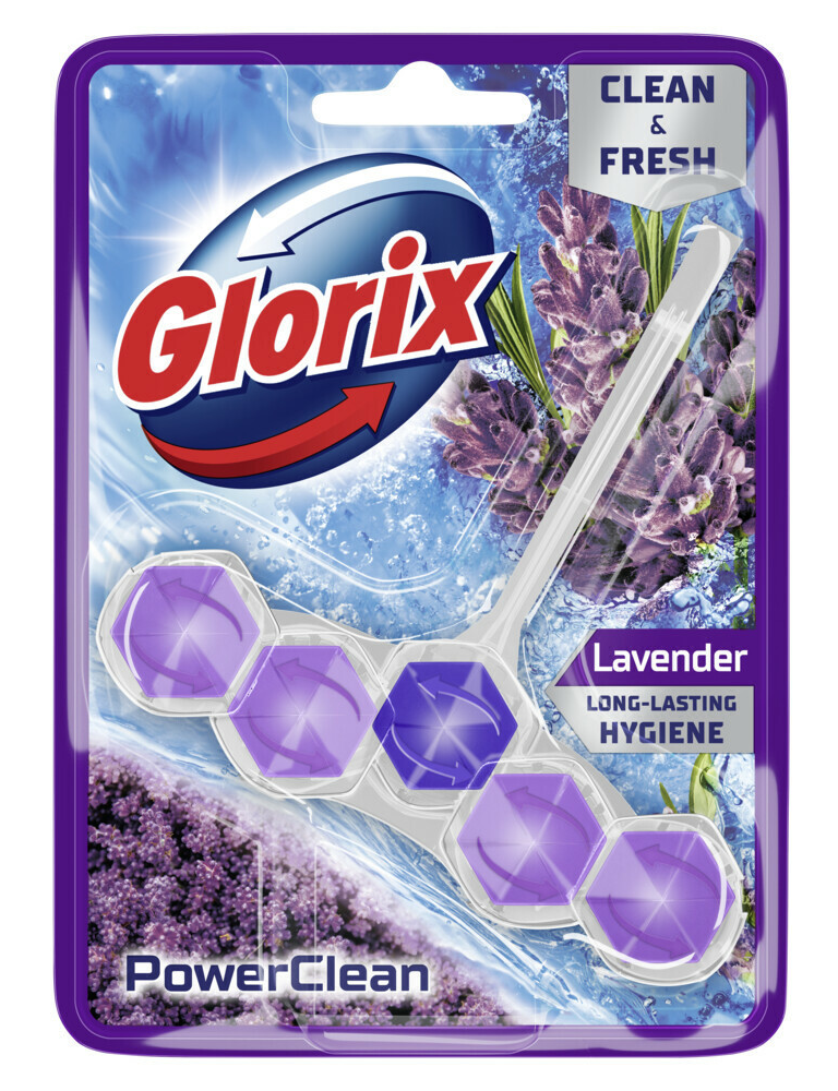 Glorix PowerClean Lavender Toiletblok