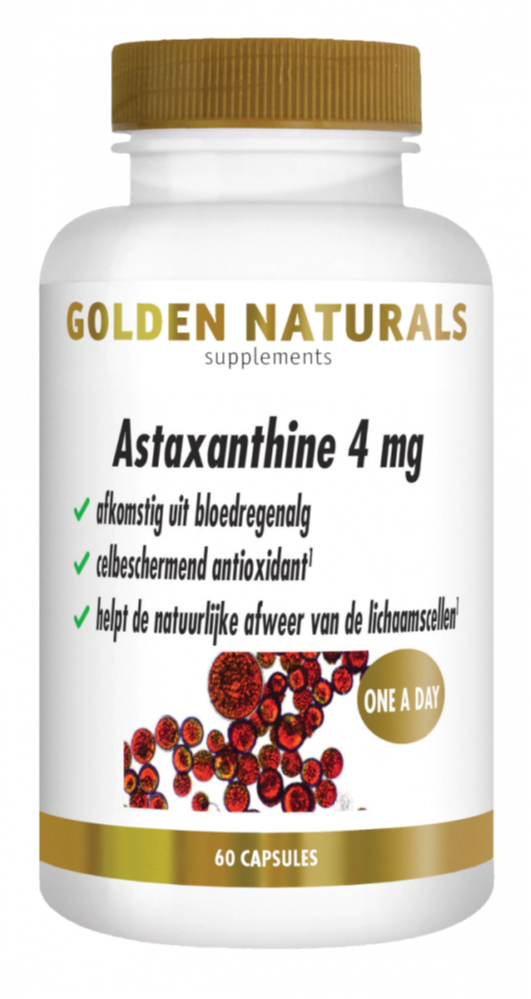 Golden Naturals Astaxanthine 4mg (60 softgel capsules)