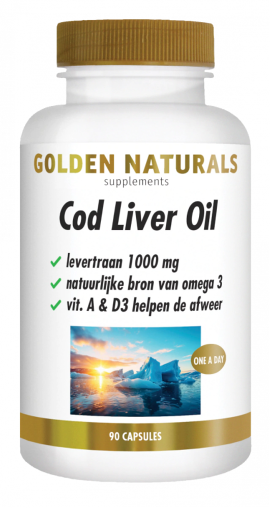 Golden Naturals Cod Liver Oil (90 softgel capsules)