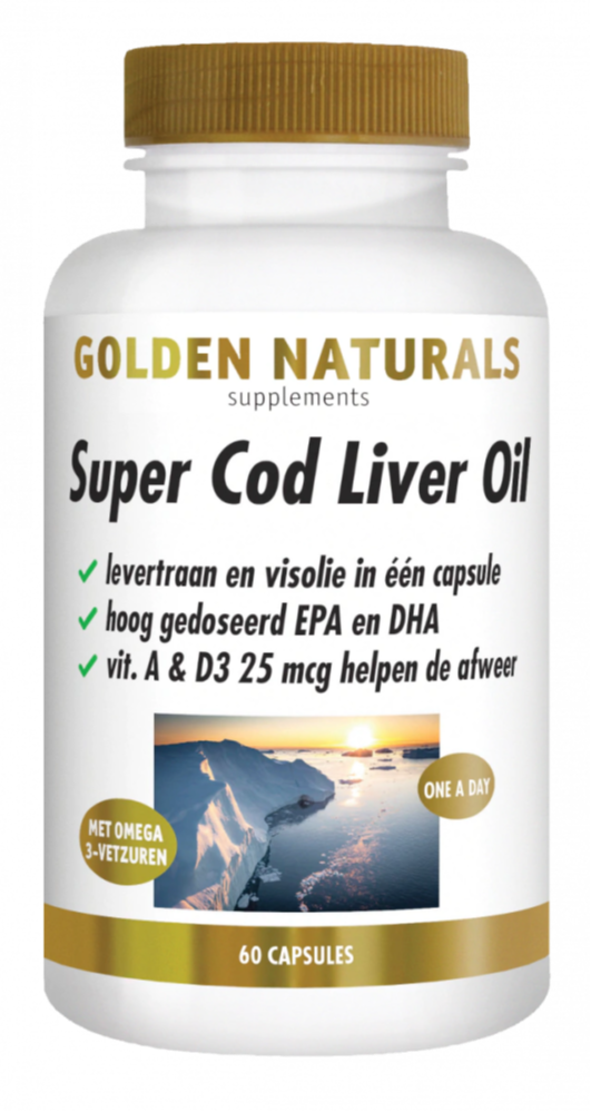 Golden Naturals Super Cod Liver Oil (60 softgel capsules)