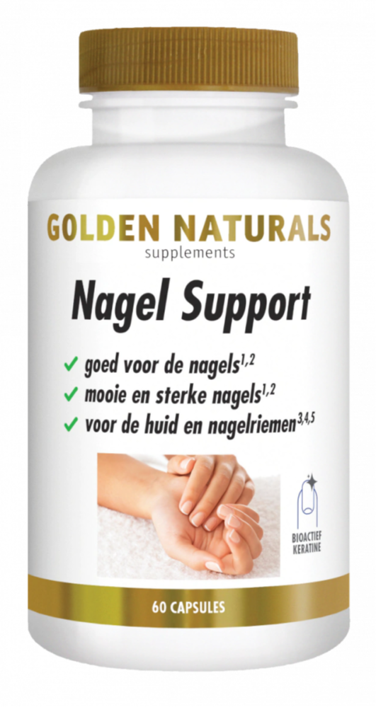 Golden Naturals Nagel Support (60 vegetarische capsules)