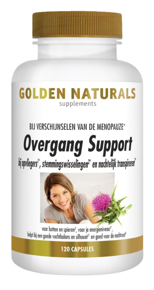 Golden Naturals Overgang Support (120 vegetarische capsules)