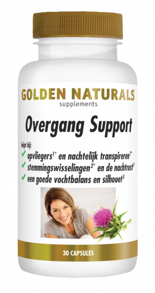 Golden Naturals Overgang Support (30 vegetarische capsules)