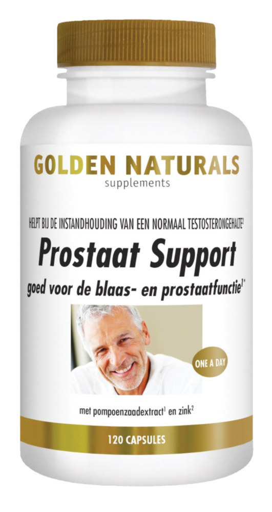 Golden Naturals Prostaat Support (120 veganistische capsules)