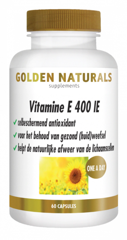 Golden Naturals Vitamine E 400 IE (60 softgel capsules)