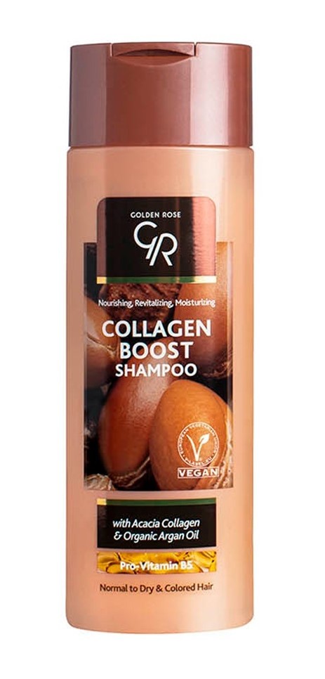 COLLAGEN BOOST Shampoo - Golden Rose Haircare Vegan & Duurzaam