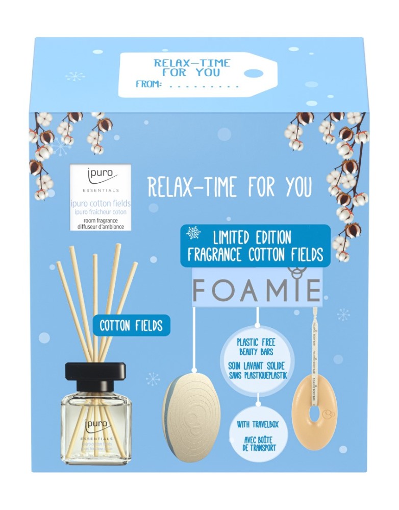 Foamie & Ipuro Relax Time Giftset