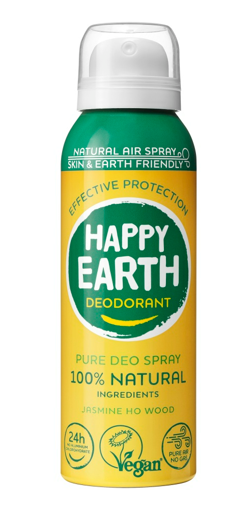 Happy Earth Pure Deo Spray Jasmine Ho Wood