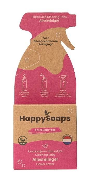 HappySoaps Flower Power Allesreiniger Tabs