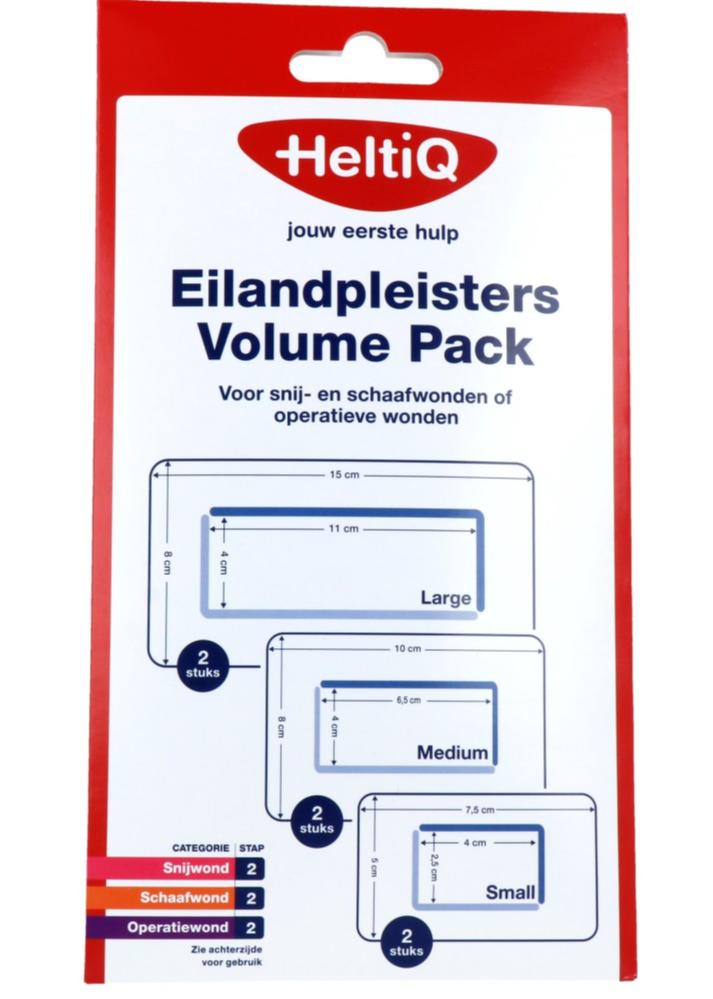 HeltiQ Eilandpleisters Volume Pack
