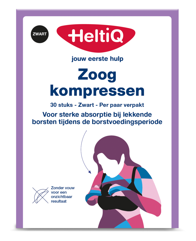 HeltiQ Zoogkompressen Zwart