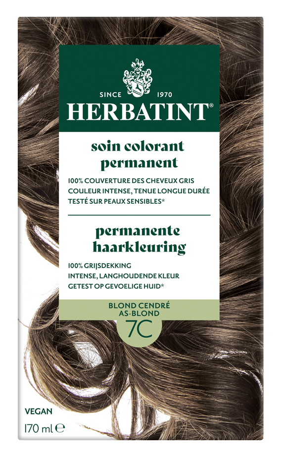 Herbatint Permanente Haarkleuring As-Blond 7C