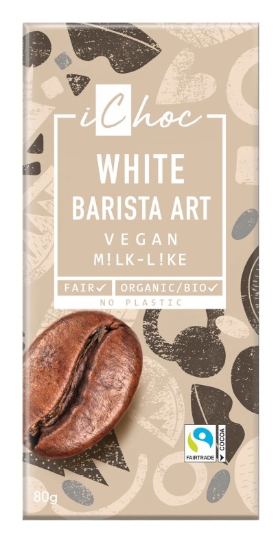 iChoc White Barista Art Chocoladereep